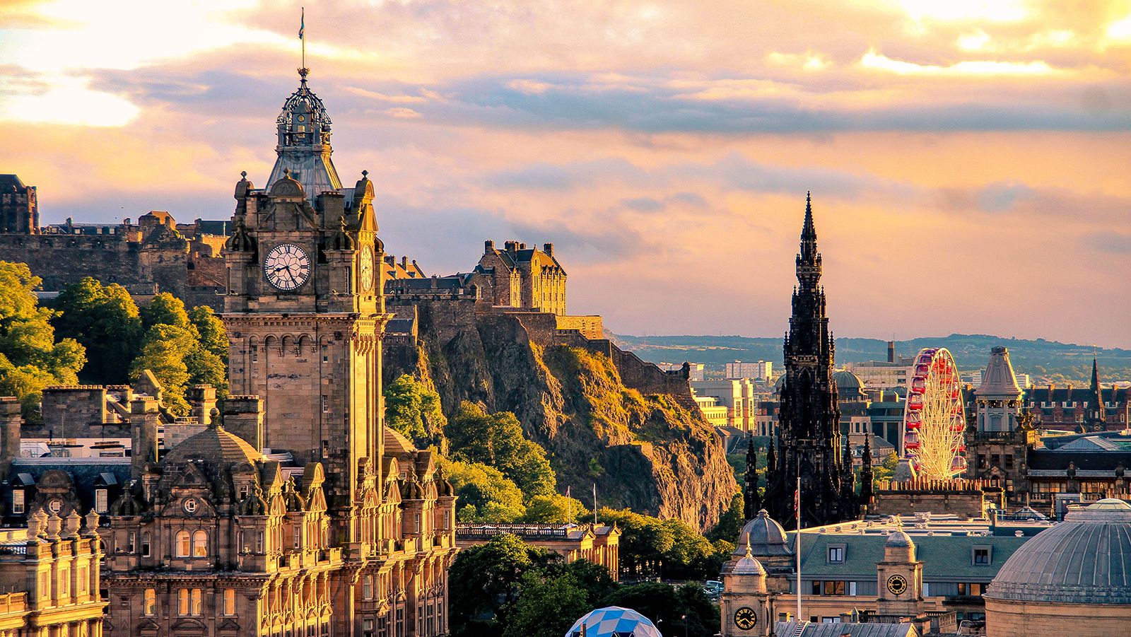 Edinburgh skyline, Scotland