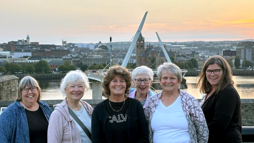 OLLI members posing for a photo in Ireland