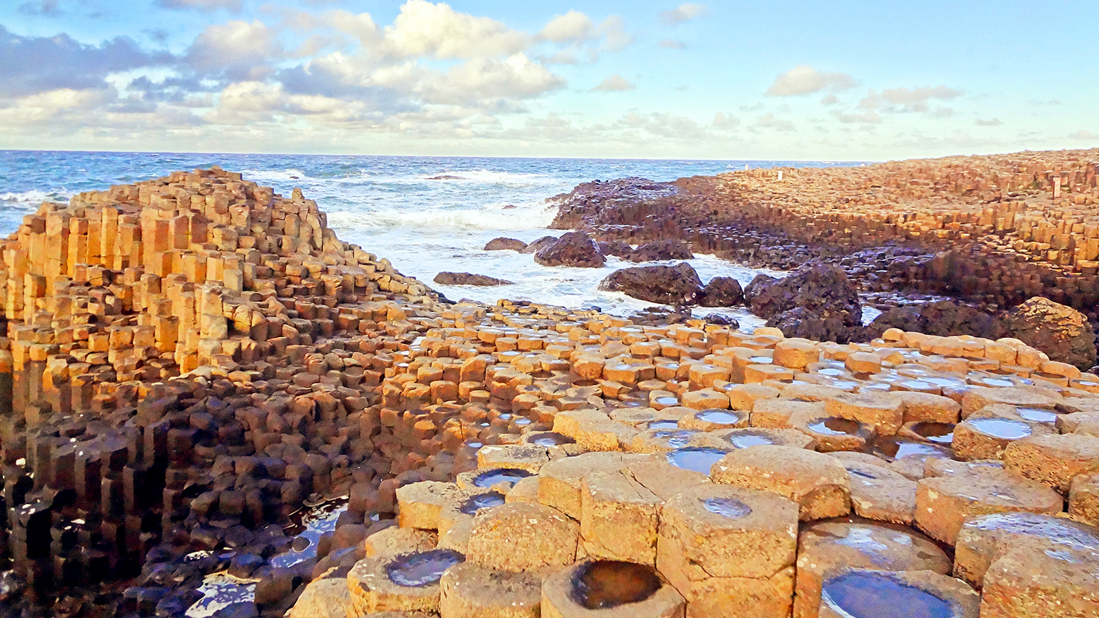 Rocks along the Irish coastline