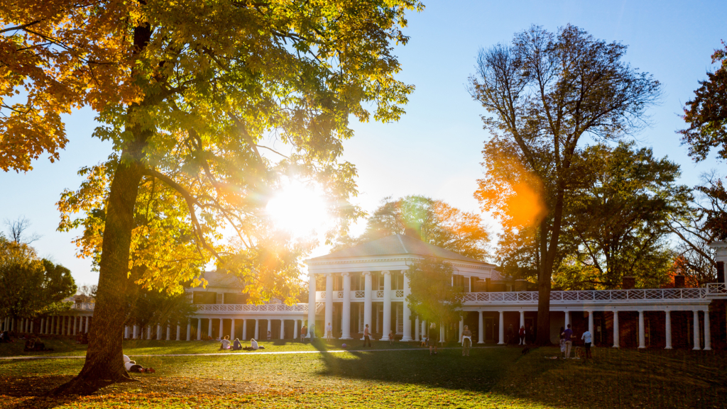 The Academical Village at the University of Virginia