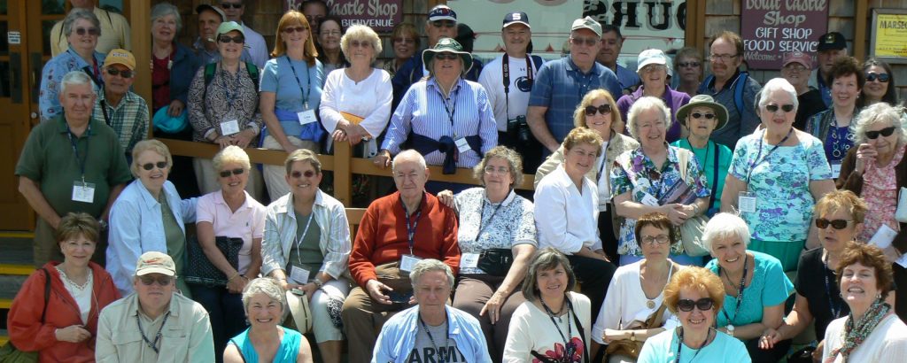 OLLI members visiting Boldt Castle in Alexandria Bay, NY