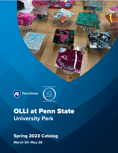 OLLI University Park Spring 2023 Course Catalog Cover