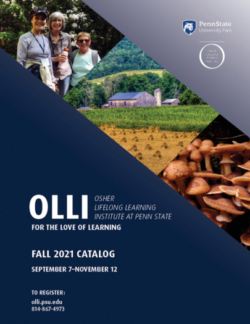 OLLI York Summer 2025 course catalog cover
