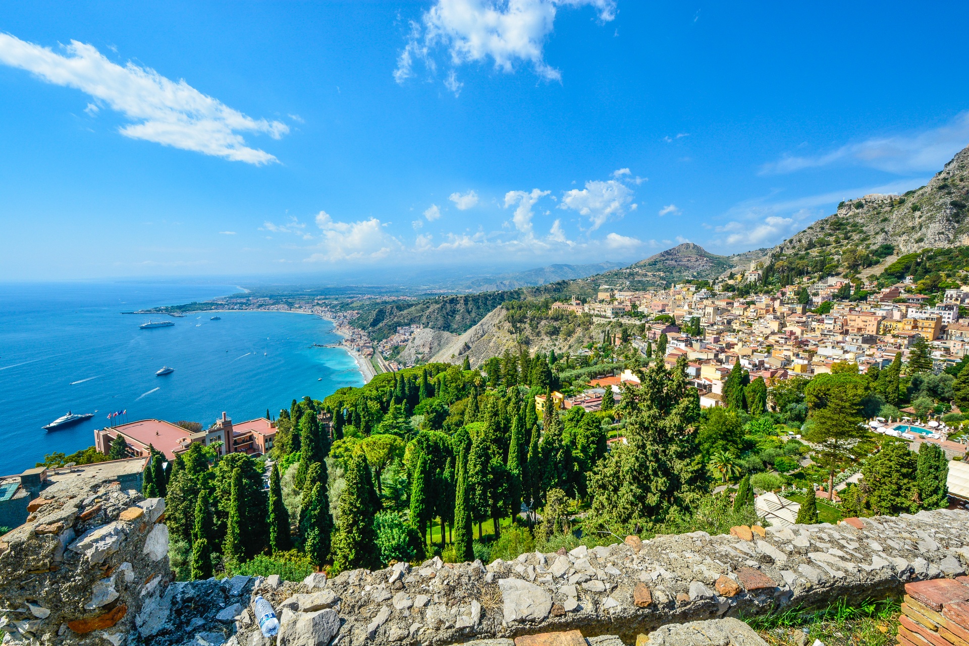 Coastal view of Sicily